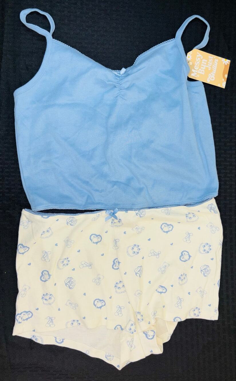 Messy Bun Just Chillin' Women's Pajama Set, Size XL, NWT